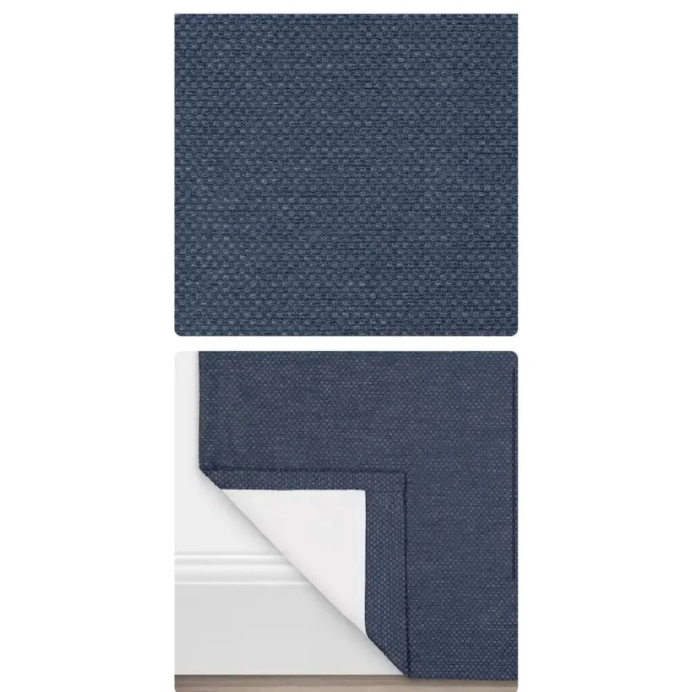 Origin 21 84-in Navy Blackout Thermal lined Back tab Single curtain panel